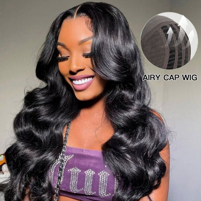 Airy Cap Glueless Wig Body Wave HD Lace Wig Wear & Go Wig